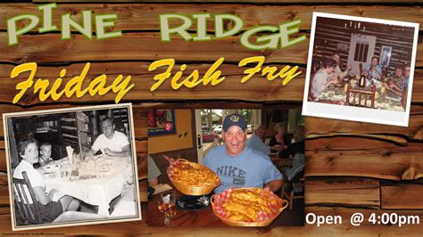 Famous Fish Fry - Pine Ridge - Rustic Restaurant & Bar in Stone Lake, Wisconsin