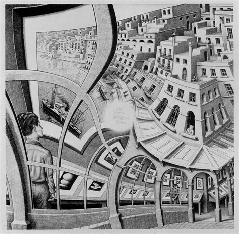 M.C. Escher - brilliant | Escher art, Mc escher art, Mc escher