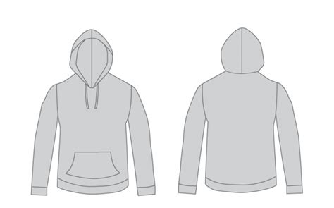 Free Vector Hoodie Template For Designers - Judah Creative