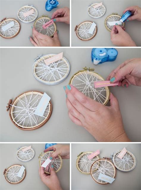 instructions to make a diy embroidery hoop art project