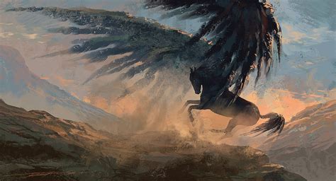 Pegasus Painting at PaintingValley.com | Explore collection of Pegasus ...