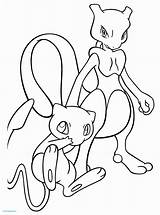 Pokemon Coloring Mewtwo  BubaKidscom sketch template
