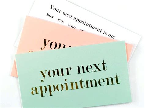 Best 25+ Appointment card ideas on Pinterest | Design suites, Name your ...