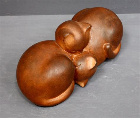 Sleeping Cats Sculpture for Sale, Item #674 | Caproni Collection