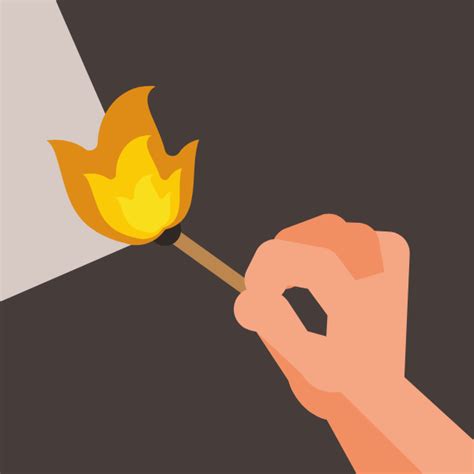 Setting paper on fire | Free SVG