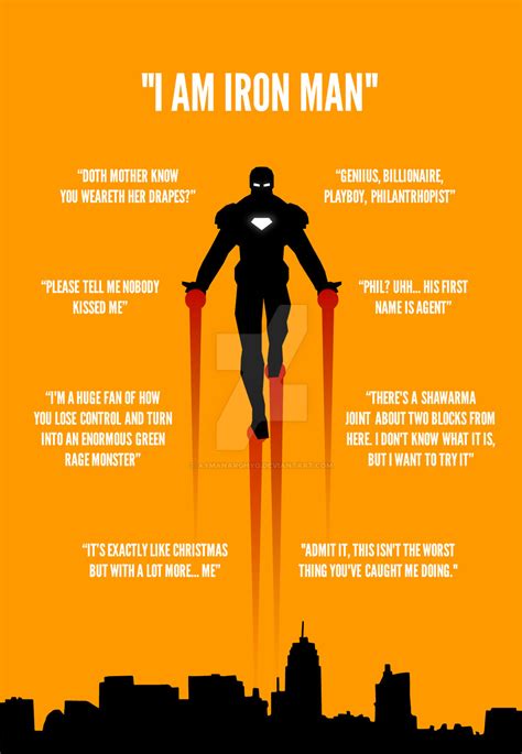 Iron Man Minimalist Quotes by AymanArghyo on DeviantArt