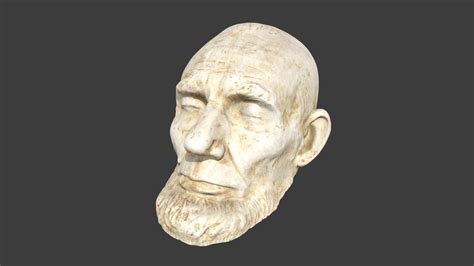 Abraham Lincoln Mills Life Mask - Download Free 3D model by The ...
