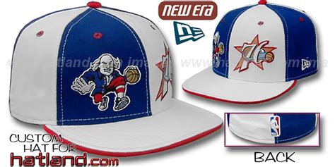 Philadelphia 76ers BEN FRANKLIN DW Royal-White Fitted Hat