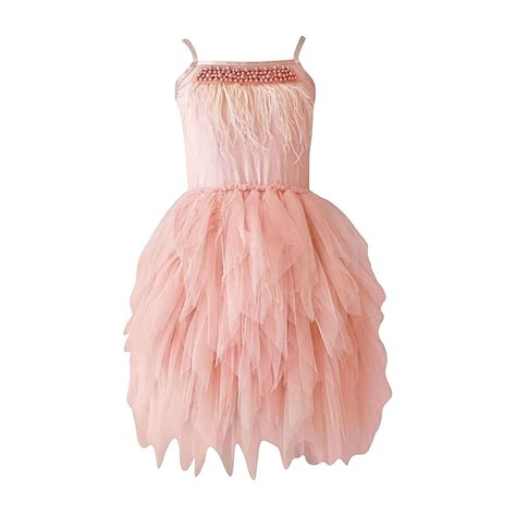 Diamonds & Pearls Dress, Pink - Lola + The Boys Dresses | Maisonette Romper Dress, Tulle Dress ...