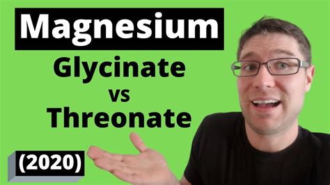 Magnesium: Glycinate VS Threonate (2020) - YouTube