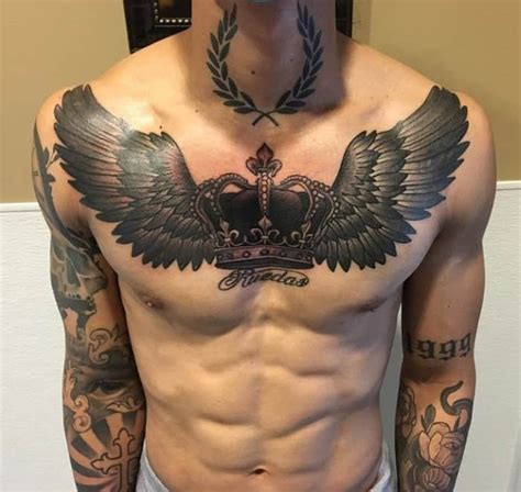 Realistic Angel Wings Tattoo