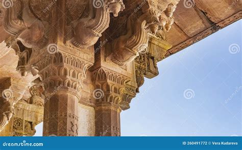 Details of the Architecture of the Ancient Famous Amber Fort. Stock Photo - Image of fort ...