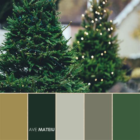 20 Christmas Color Palettes with Hex Codes + FREE Colors Guide | Ave Mateiu | Christmas color ...