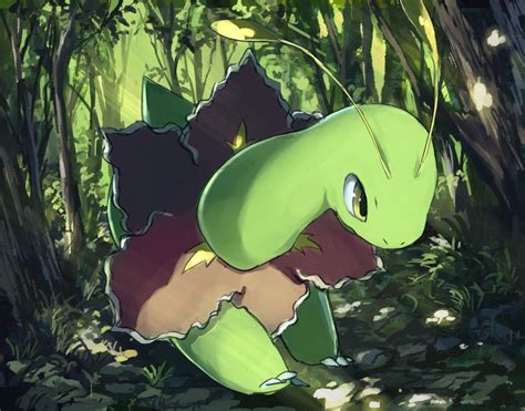 This is Meganium. She is level 30 and is a real sweetheart. She's ...