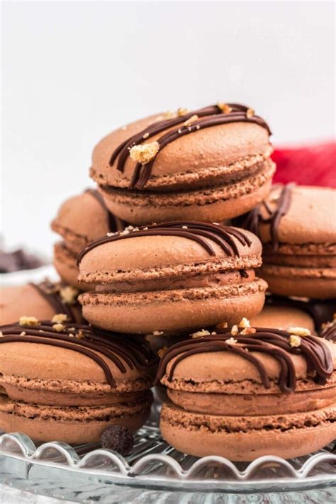 Chocolate Macarons (Step by Step Recipe!) - Little Sunny Kitchen