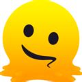 Melting Face Emoji | Melting Smiley Face Emoji