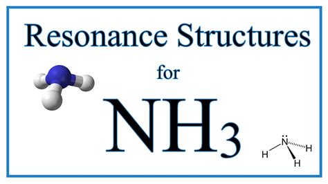 Resonance Structures for NH3 (Ammonia) - YouTube