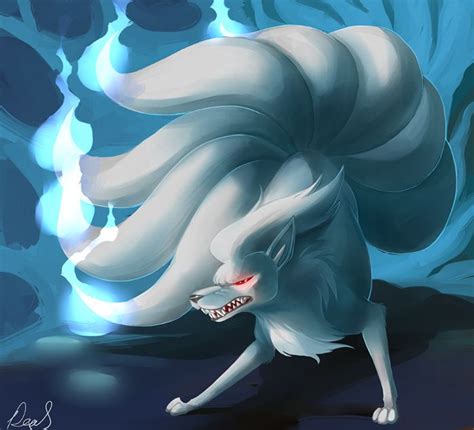 Shiny Ninetails by Silverkiwi78 on DeviantArt | Pokemon, Pokemon art, Anime