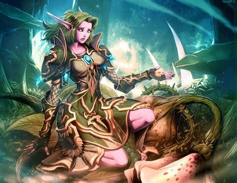 Night Elf - Warcraft - Image by GENZOMAN #472107 - Zerochan Anime Image ...