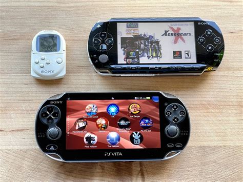 All three generations of Sony portable gaming devices, together at last ...