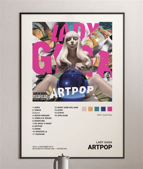 Lady Gaga - Artpop Album Cover Poster | Architeg Prints