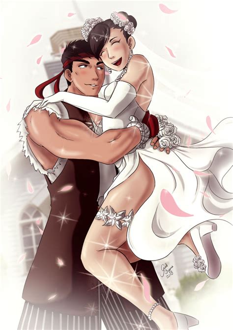 Ryu and Chun-li - Wedding by GiseleBizarra on DeviantArt