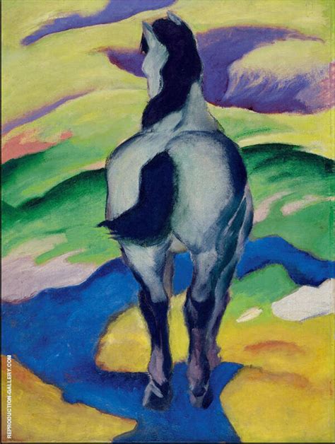 Blue Horse II by Franz Marc | Oil Painting Reproduction