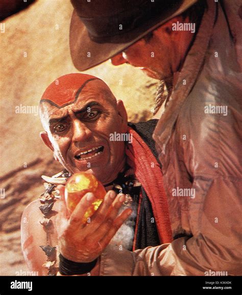 INDIANA JONES AND THE TEMPLE OF DOOM AMRISH PURI AS MOLA RAM A LUCASFILM Date: 1984 Stock Photo ...