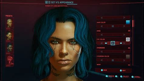 Cyberpunk 2077 Pretty Hot Female Character Customization | Female V Character Creation - YouTube