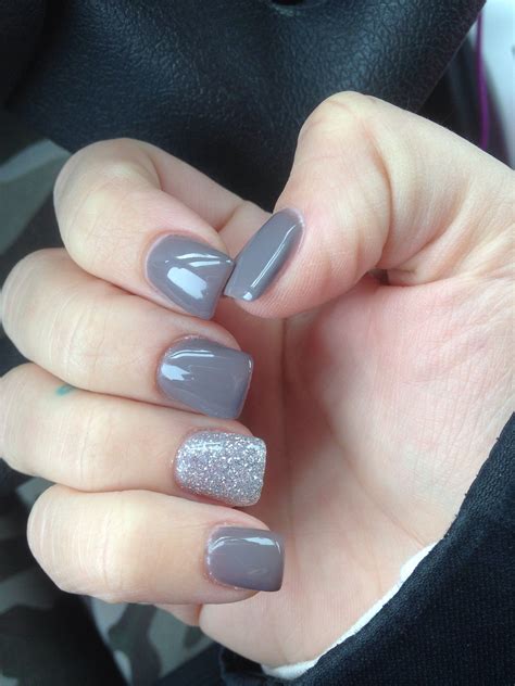 Grey nails #nails #nail art #nail #nail polish #nail stickers #nail art ...