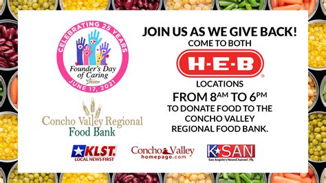 Founder’s Day food drive at HEB San Angelo | ConchoValleyHomepage.com