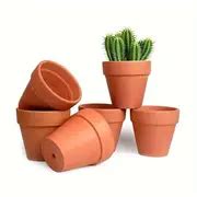 36pcs Terracotta Pots Small Mini Clay Pots With Drainage Holes Flower ...