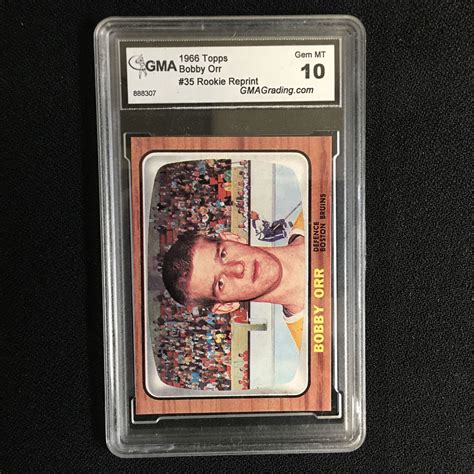 1966 TOPPS #35 BOBBY ORR ROOKIE REPRINT (GEM MINT 10)