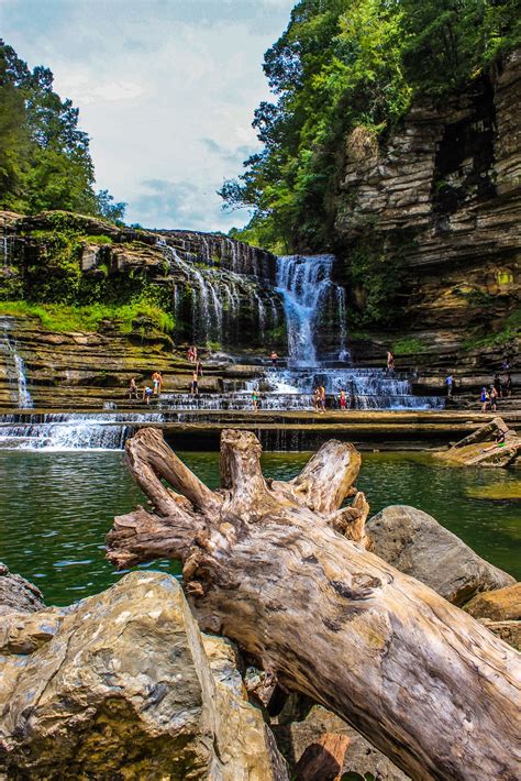 Cummins Falls, a Tennessee State Park located near Cookeville