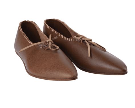 Brown Medieval Peasant Shoes