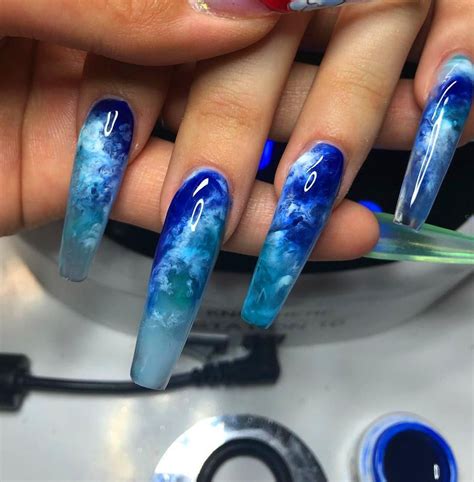 30+ Top Acrylic Nails To Try Now flippedcase Blue Acrylic Nails, Acrylic Nail Designs, Nail Art ...