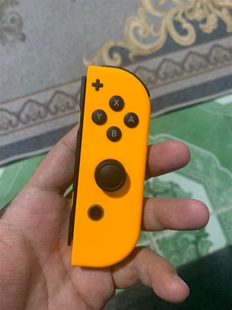 Nintendo Switch Neon Purple Orange Joycon, Video Gaming, Gaming ...