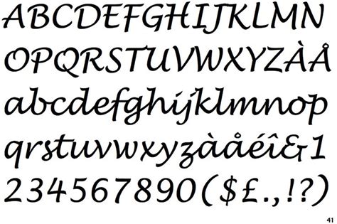 "Lucida Handwriting" designed by Charles Bigelow and Kris Holmes (1991) | Lettering fonts ...