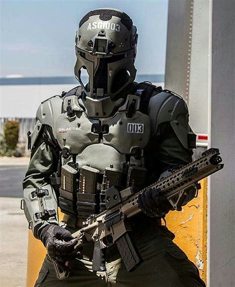 Pin by D on Didn't know who you were F@$ kin with | Mandalorian armor, Tactical armor ...