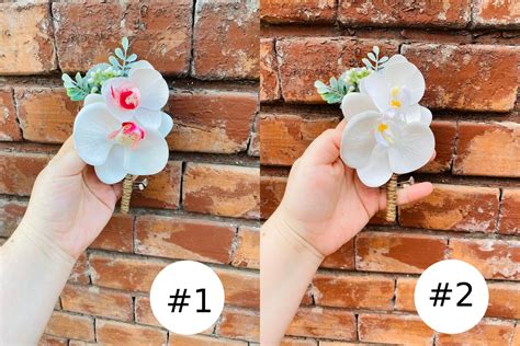 White Boutonniere Orchid Boutonnière Wedding Boutonnière - Etsy