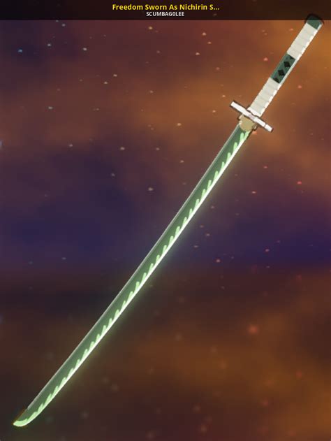 Freedom Sworn As Nichirin Sword [Genshin Impact] [Mods]