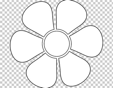 6 Petal Flower Drawing | Flower