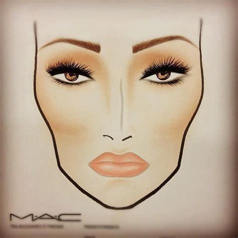 Natural Makeup Face Chart - Hair Style And Make UP