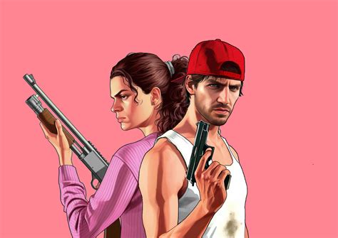 Lucy and Jason in GTA 5 art style : r/GTA