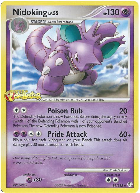 Nidoking - Secret Wonders #34 Pokemon Card