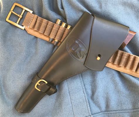 Forsythe Cavalry Holster For Colt SAA And S&W Schofield ...