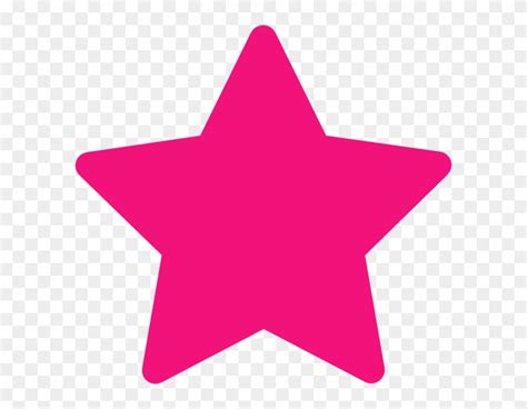 Hot Pink Star Clip Art