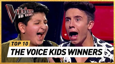 Blind Auditions of the BEST WINNERS in 10 Years The Voice Kids - YouTube