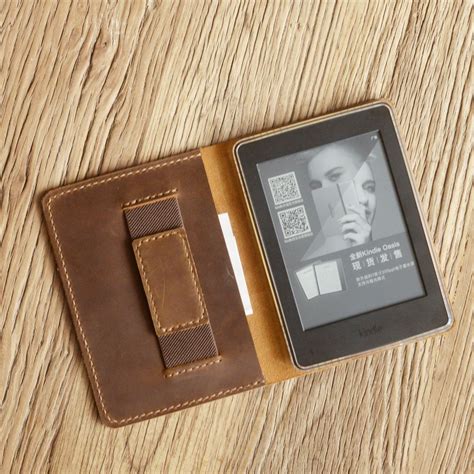 Personalized Leather Kindle Paperwhite Case 11th Gen, Kindle Paperwhite Cover, Kindle Fire 7 ...