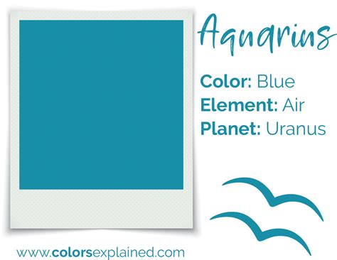 Aquarius Color Palette and Meanings (Plus Colors You Should Avoid)